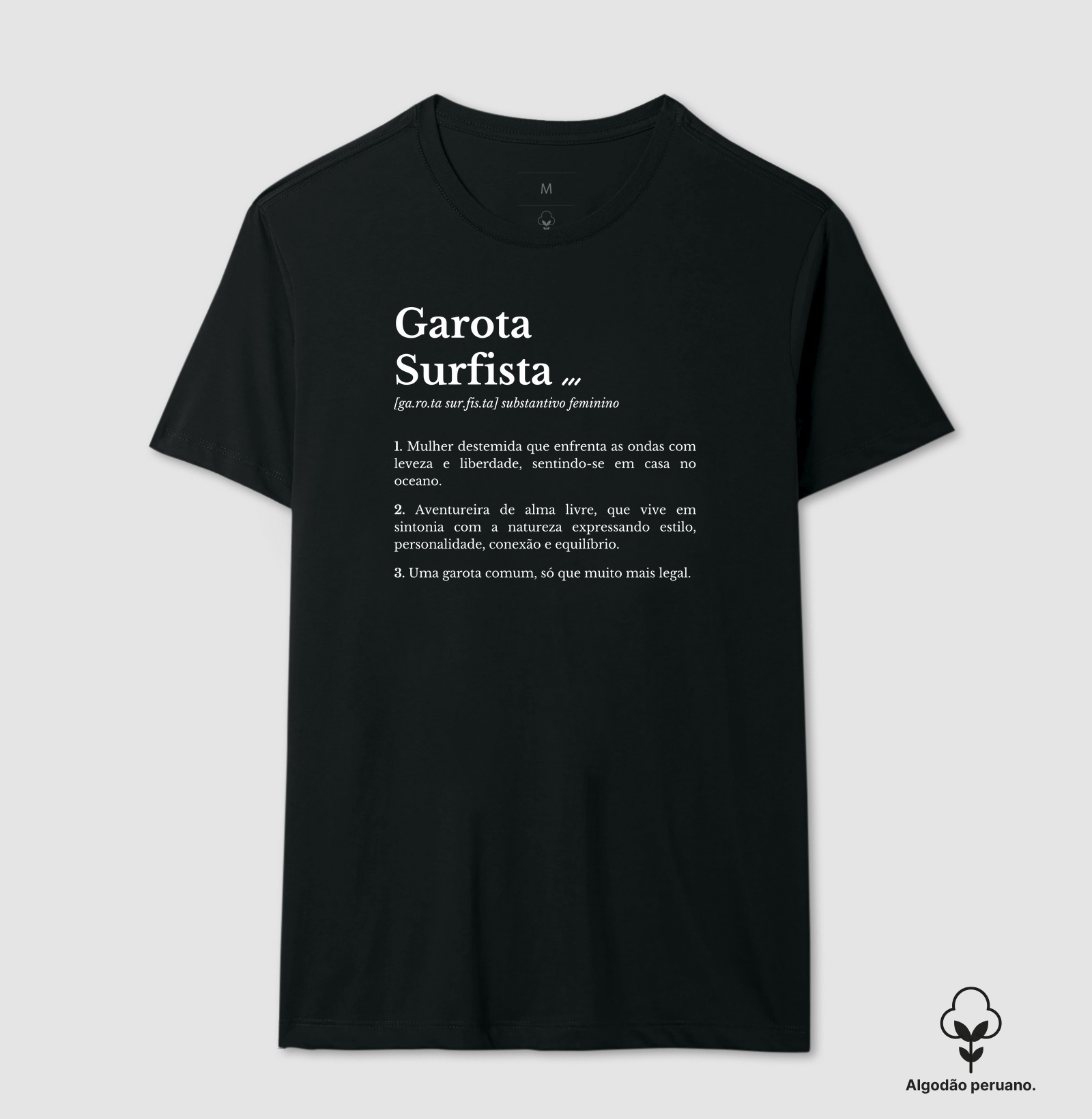 Garota Surfista (Algodão Peruano)