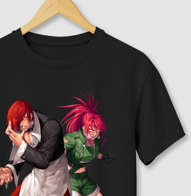 Iori e Leona do mal - KOF