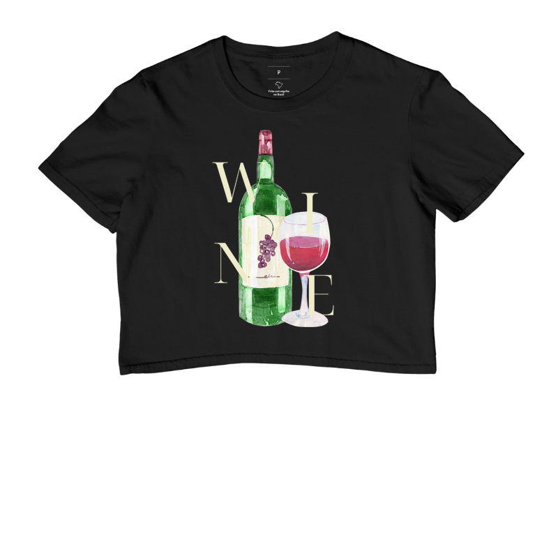 Camiseta Wine Aquarela