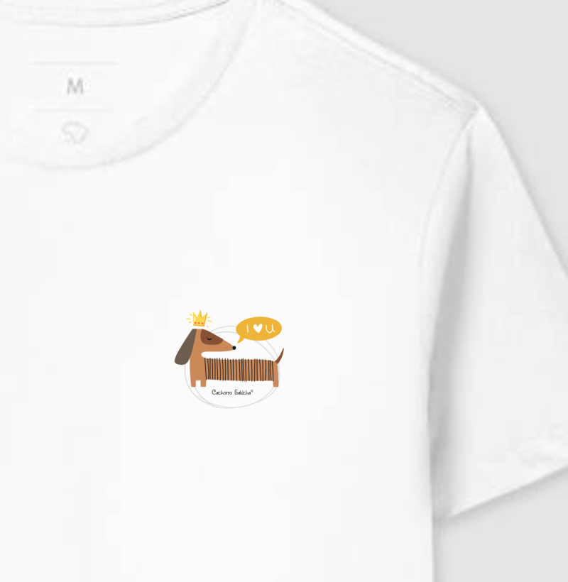 Camiseta Cachorro Salsicha -  sou rei