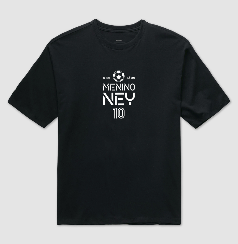 Camiseta Oversized Menino Ney