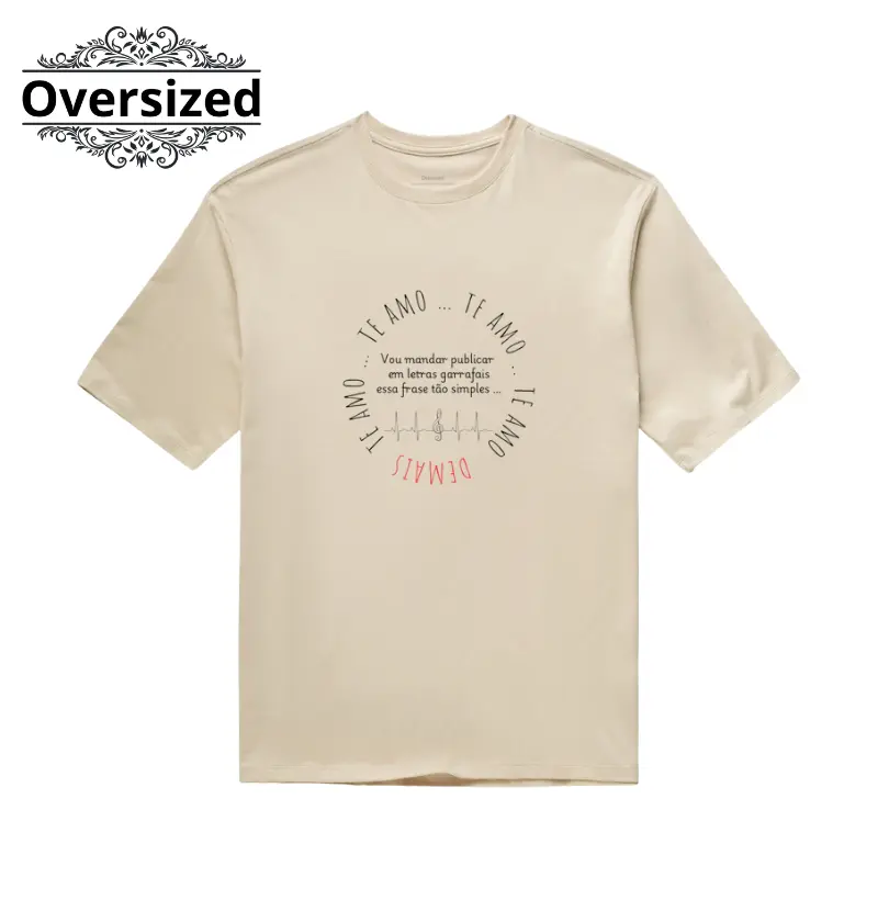 Camiseta Oversized- Vou Mandar Publicar