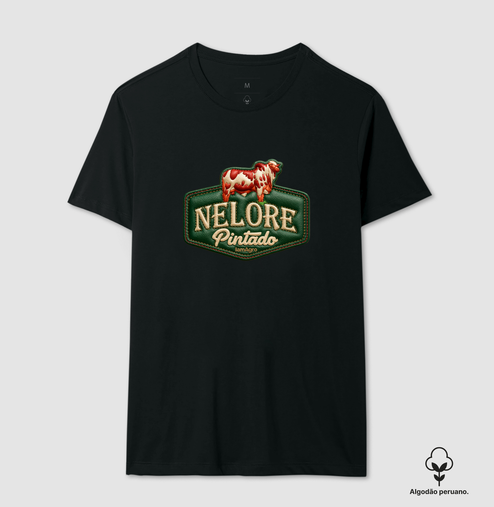Camiseta Nelore Pintado - Couro