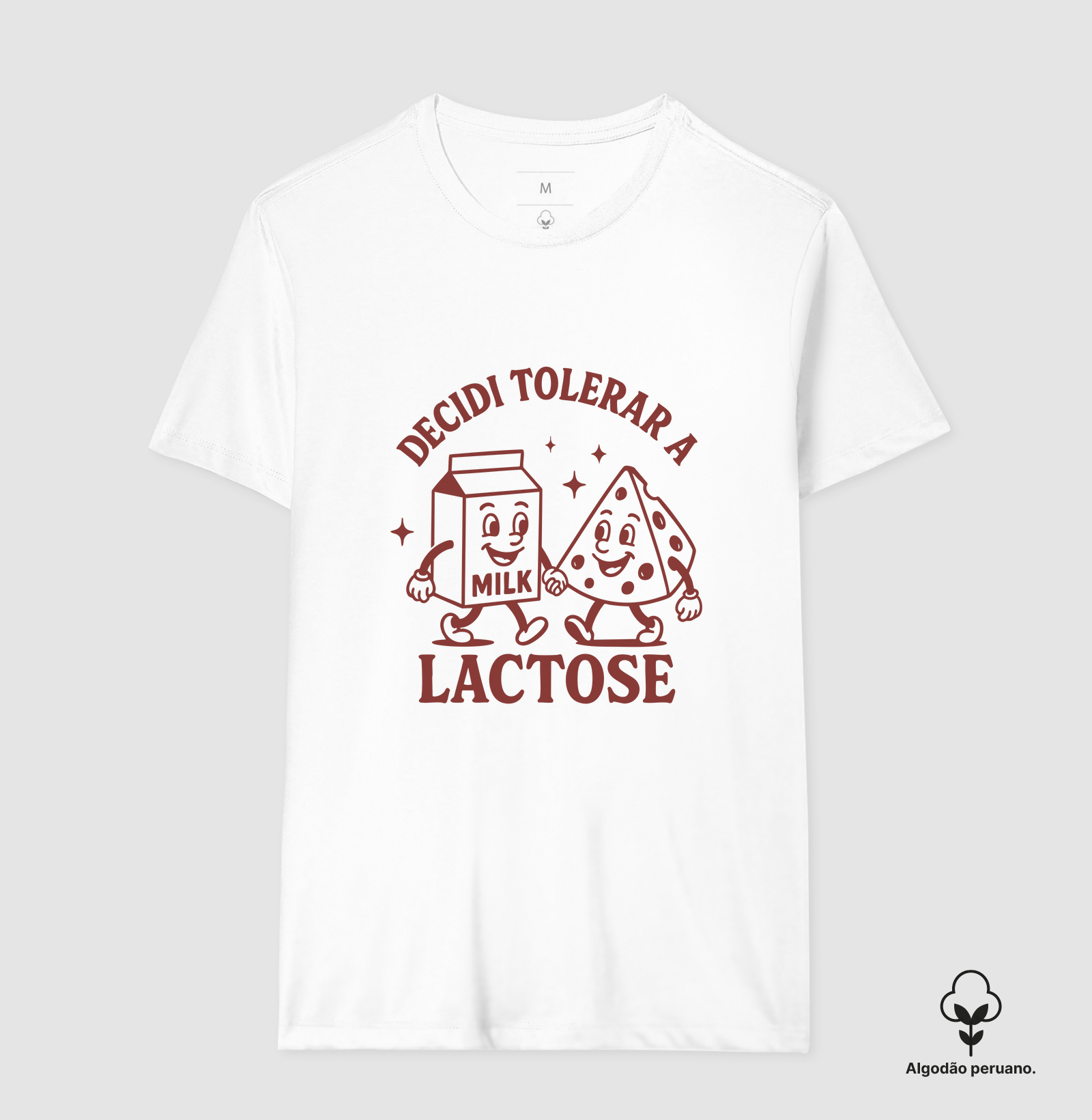 Decidi tolerar a lactose.
