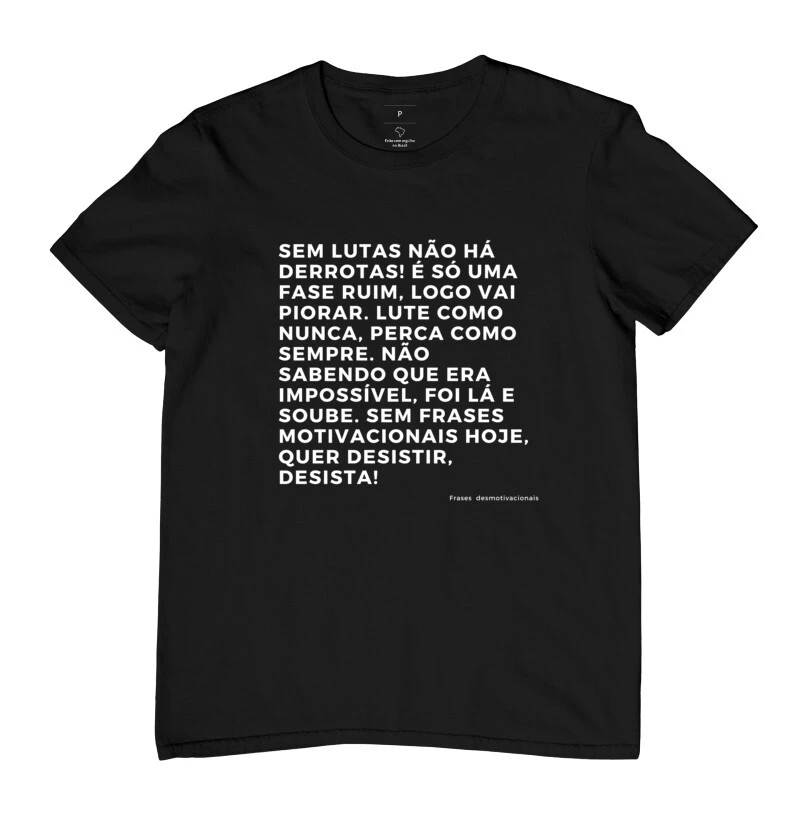 Frases desmotivacionais