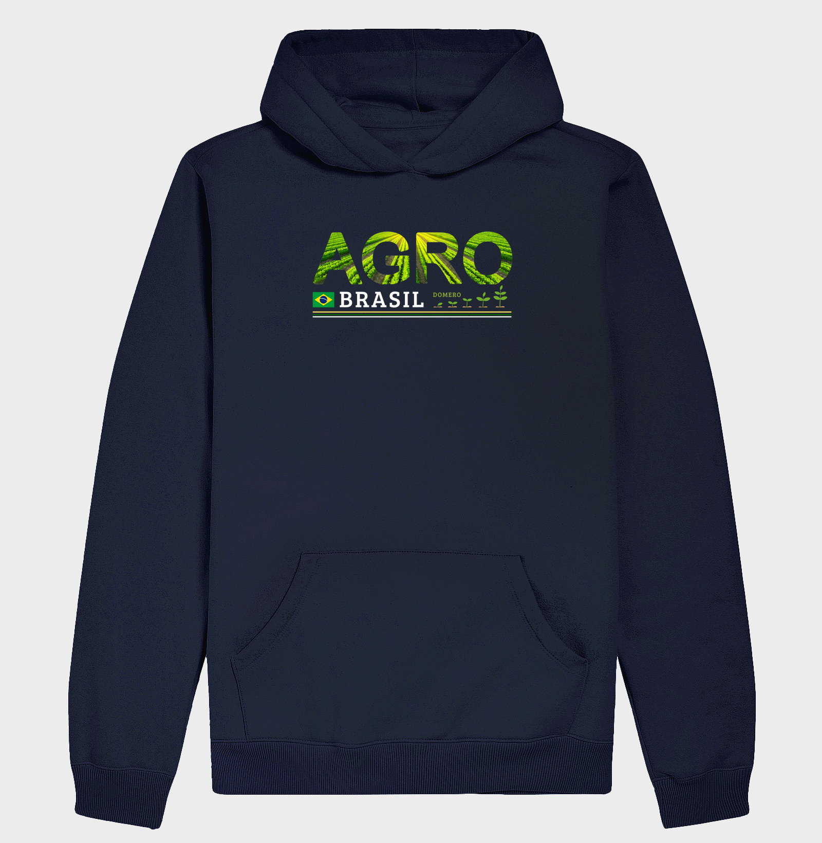 moletom Brasil agro azul
