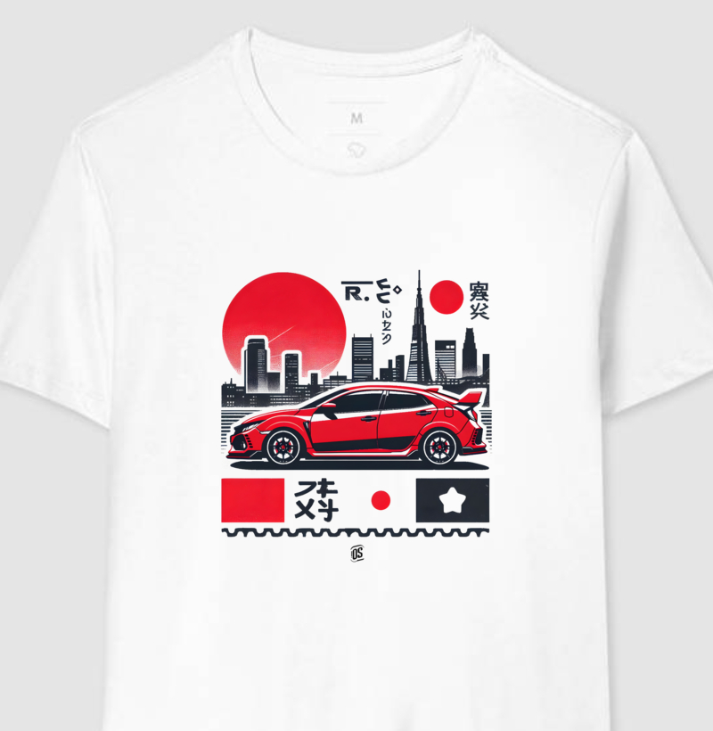 Camiseta Manga Curta Civic Type R Tokyo