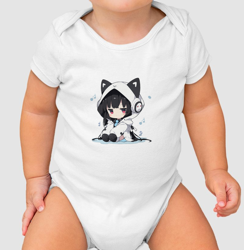 Body Infantil “Garota Fofa Gamer"