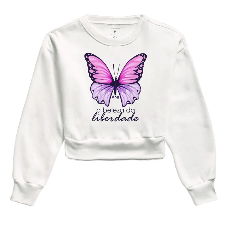 Cropped "a beleza da liberdade"