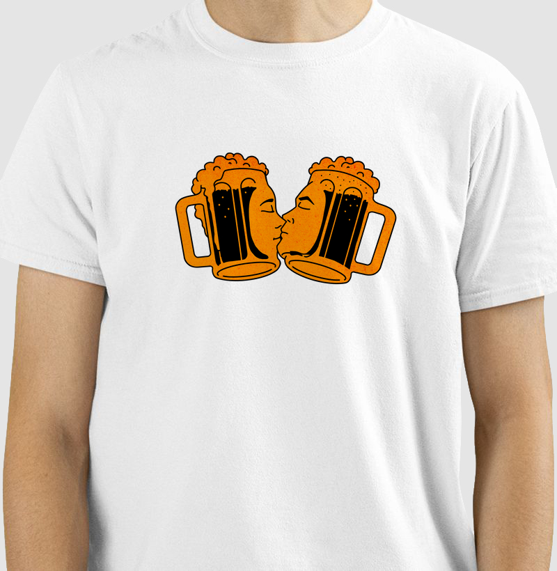 Kiss Beers: Camiseta - Amor e Cerveja em Um Design Único