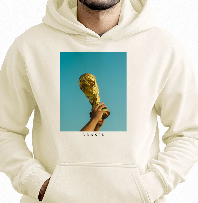 Moletom Canguru "A Taça do Mundo é Nossa"