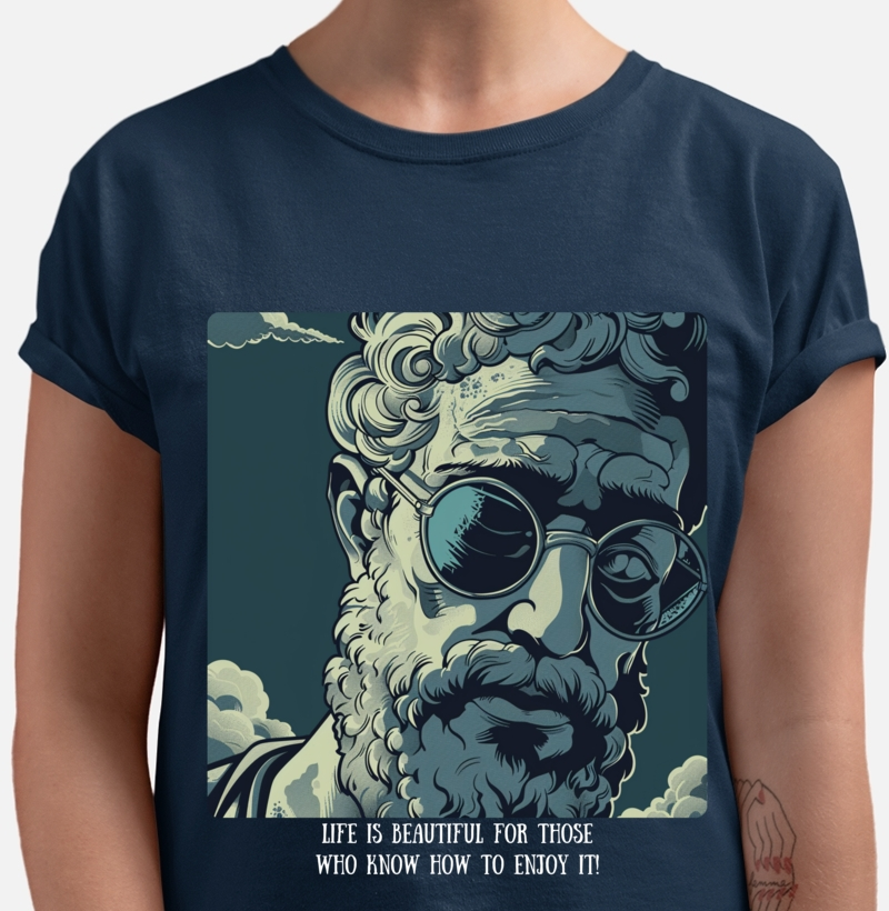 Camisa Estoicismo A Vida é Bela