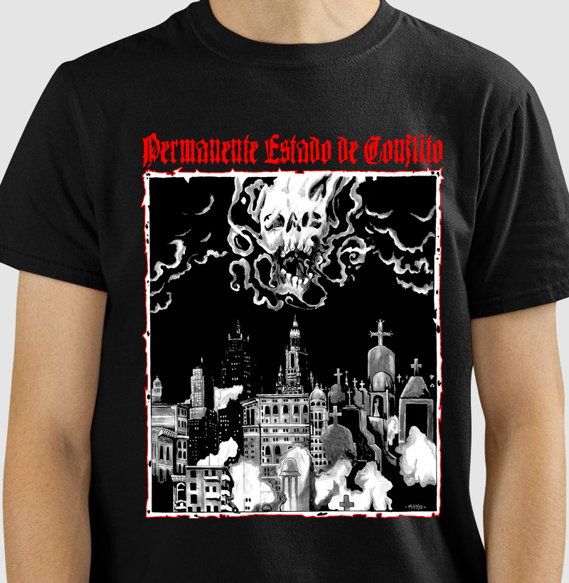 PERMANENTE ESTADO DE CONFLITO - Camiseta exclusiva