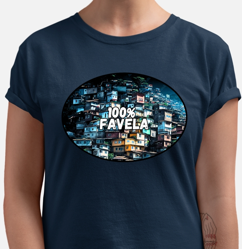 Camiseta 100% Favela