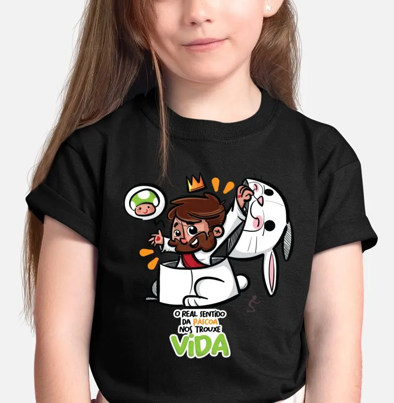 Camiseta Infantil Vida