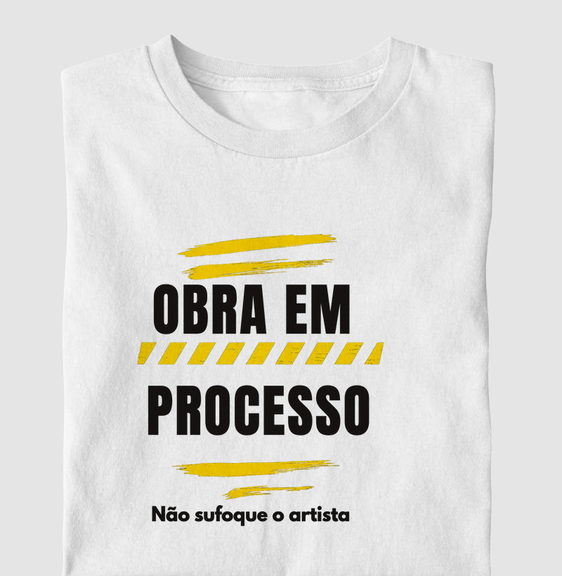 Obra em processo
