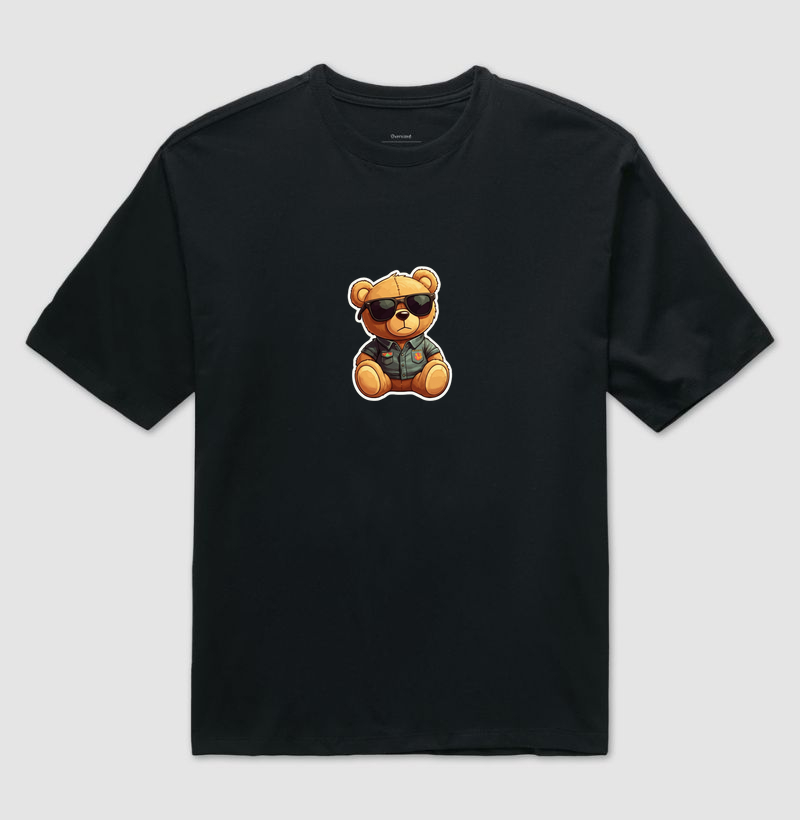 Bear-y Cool (fundo liso)