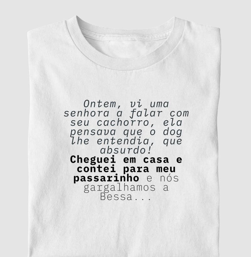Falando com o passarinho