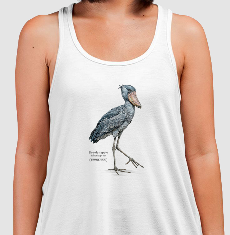 Traços Alados - Bico-de-sapato - Regata