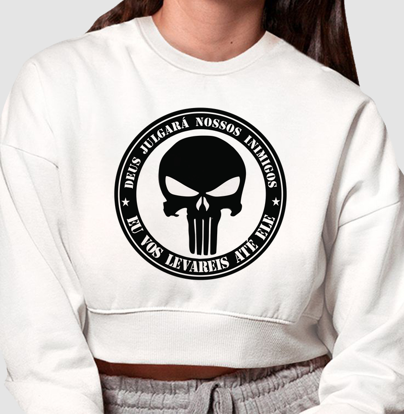 O JULGAMENTO/ Cropped Moletom