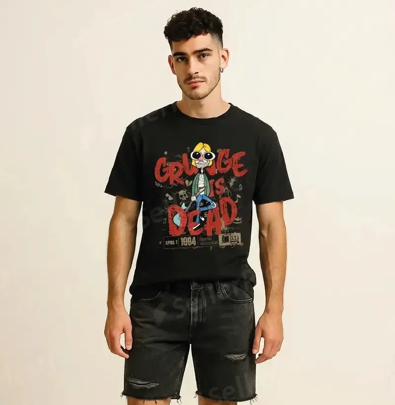 Camiseta Grunge is Dead | Seattle 90s Rock Underground