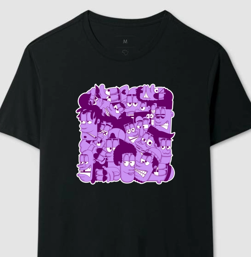 Camiseta Purple Gang