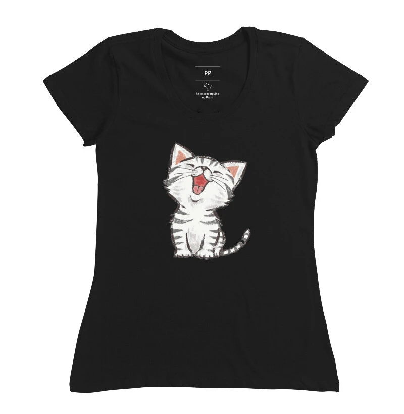 Gatinho feliz