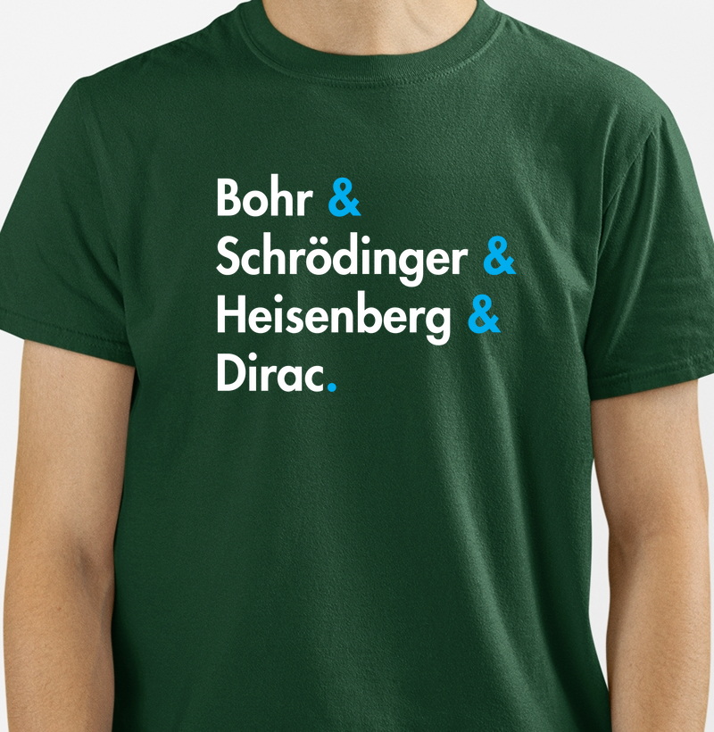 Bohr & Schrödinger & Heisenberg & Dirac