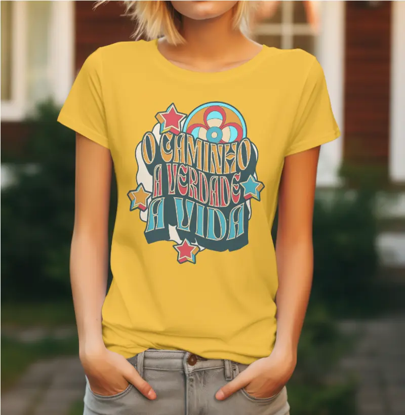 Camiseta "O caminho, a verdade e a vida"