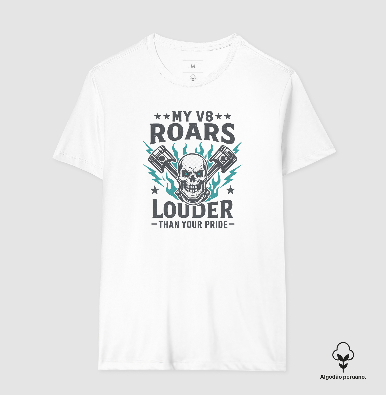 my-v8-roars-louder-camiseta-overdrive-motor-skull