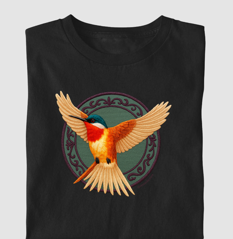 Aves em Linha - Beija-Flor