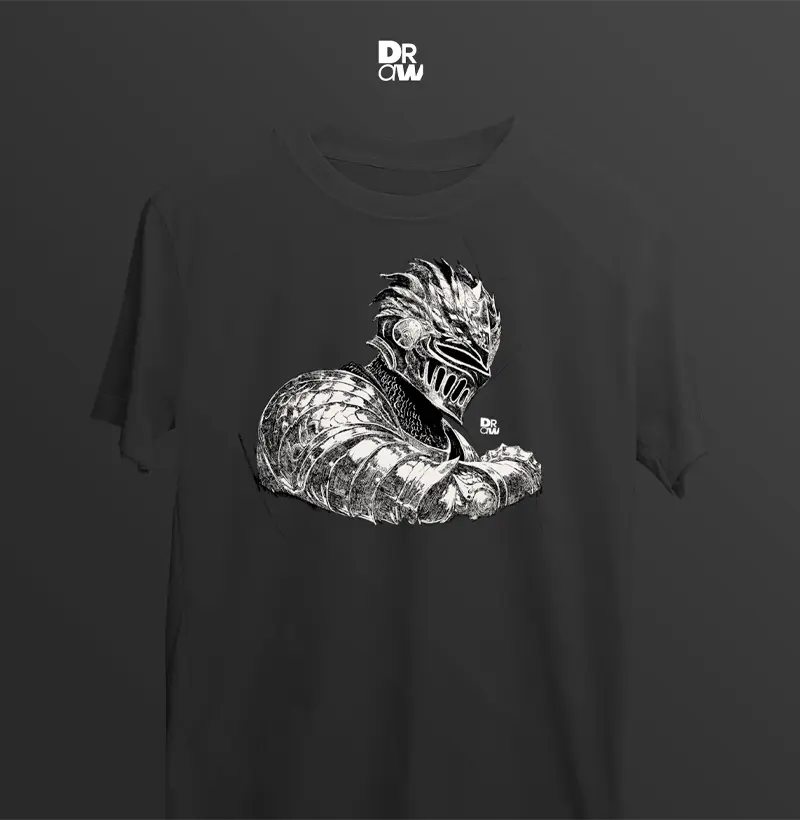 Camiseta Chroma, o cavaleiro dragão