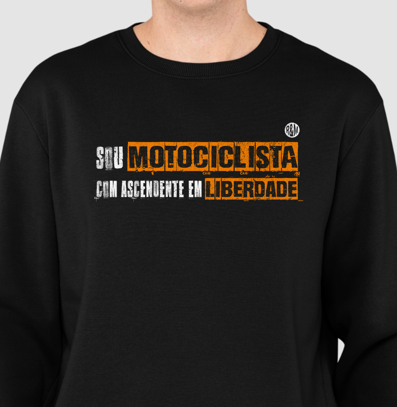 Motociclista com ascendente em Liberdade