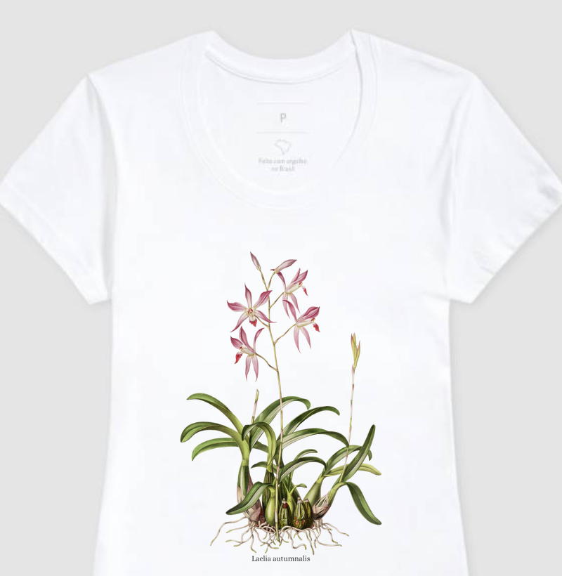 Camiseta Baby Look Laelia autumnalis