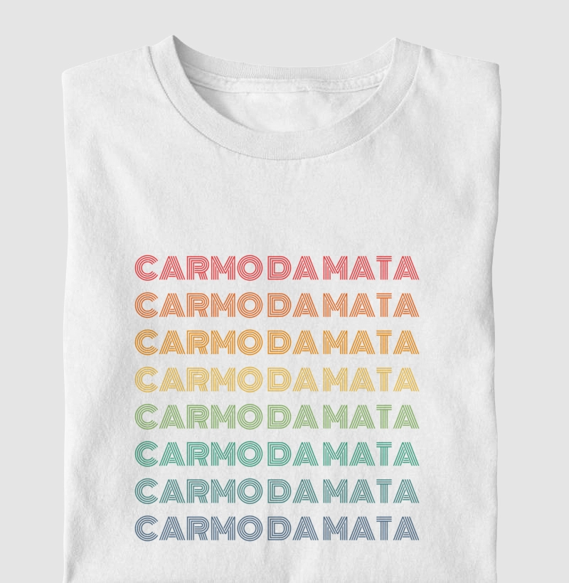 Carmo da Mata Letreiro Retrô