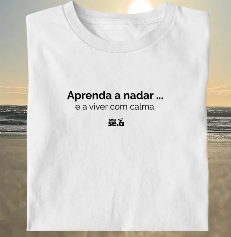 Aprenda a nadar e a viver com calma