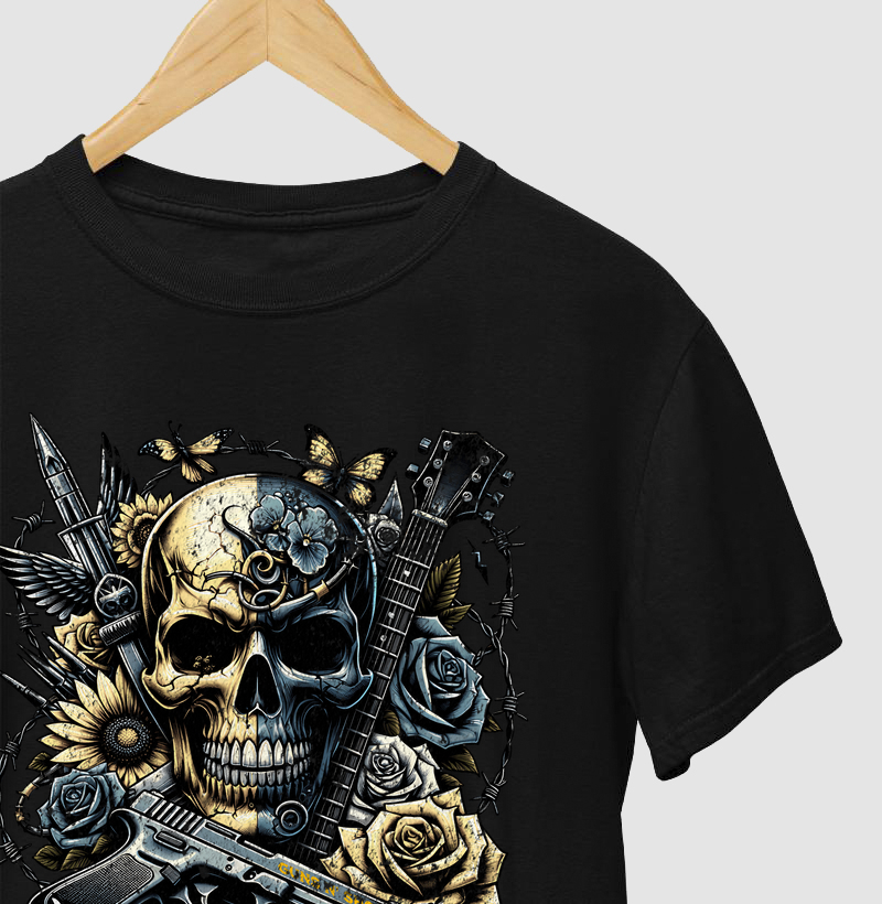 Skull Gun Rose