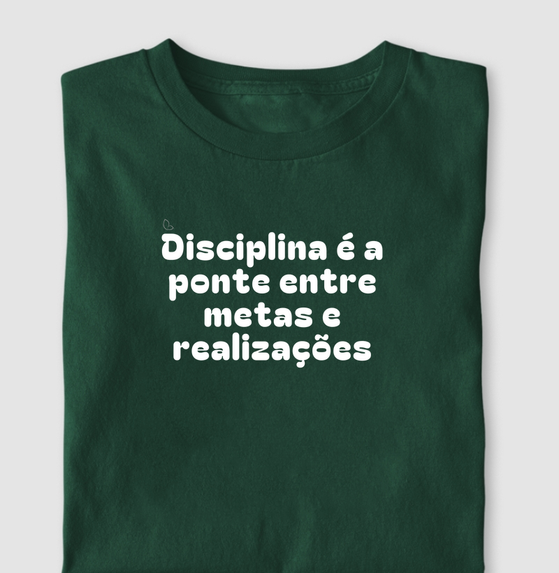 Disciplina é a ponte