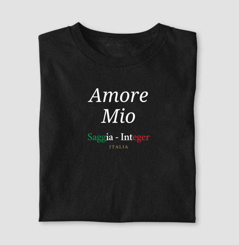 Camiseta Italia Love 0128 - Mann