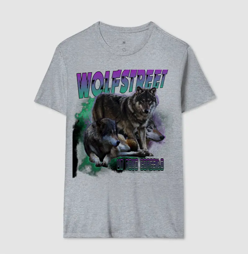 Camiseta Wolf Bootleg 100%Algodão 01