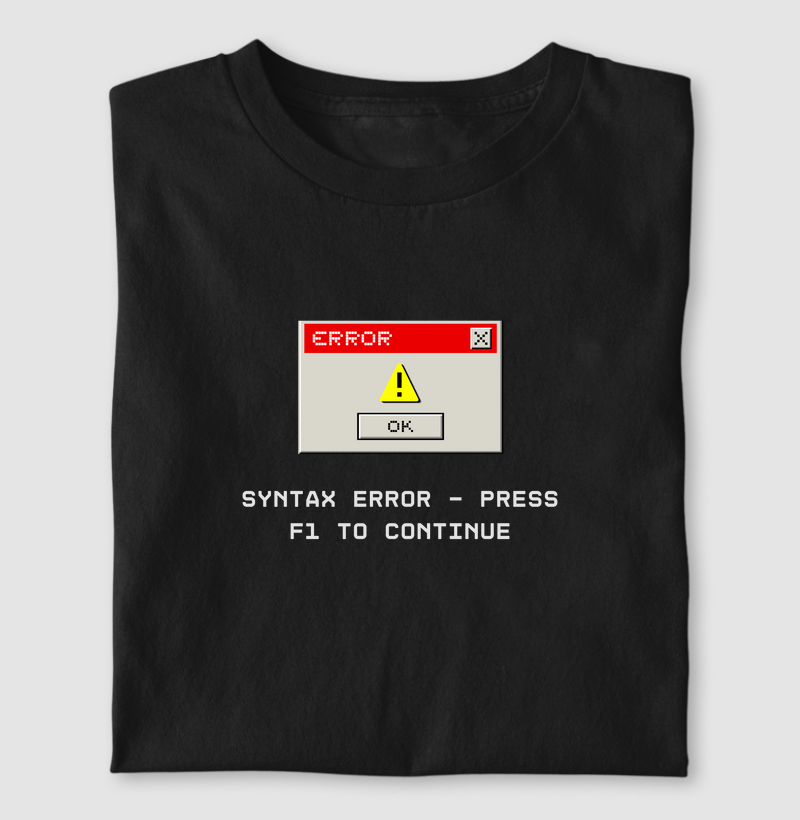Syntax Error – Press F1 to Continue