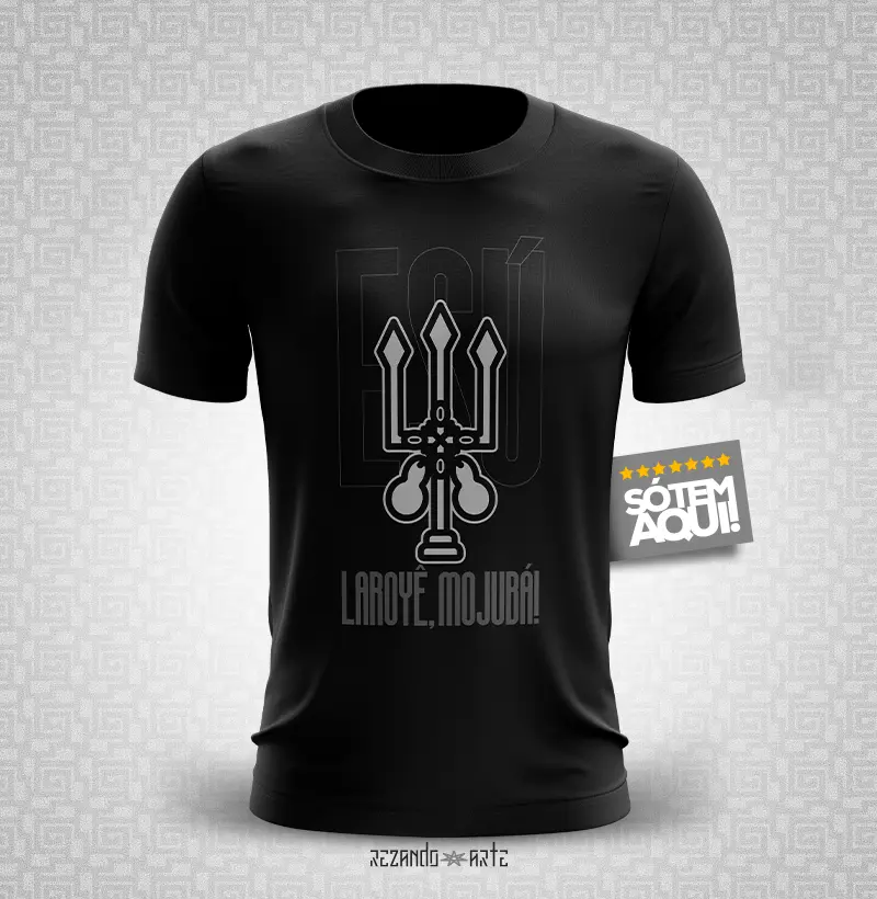 Camiseta Esú. Laroyê Mojubá!