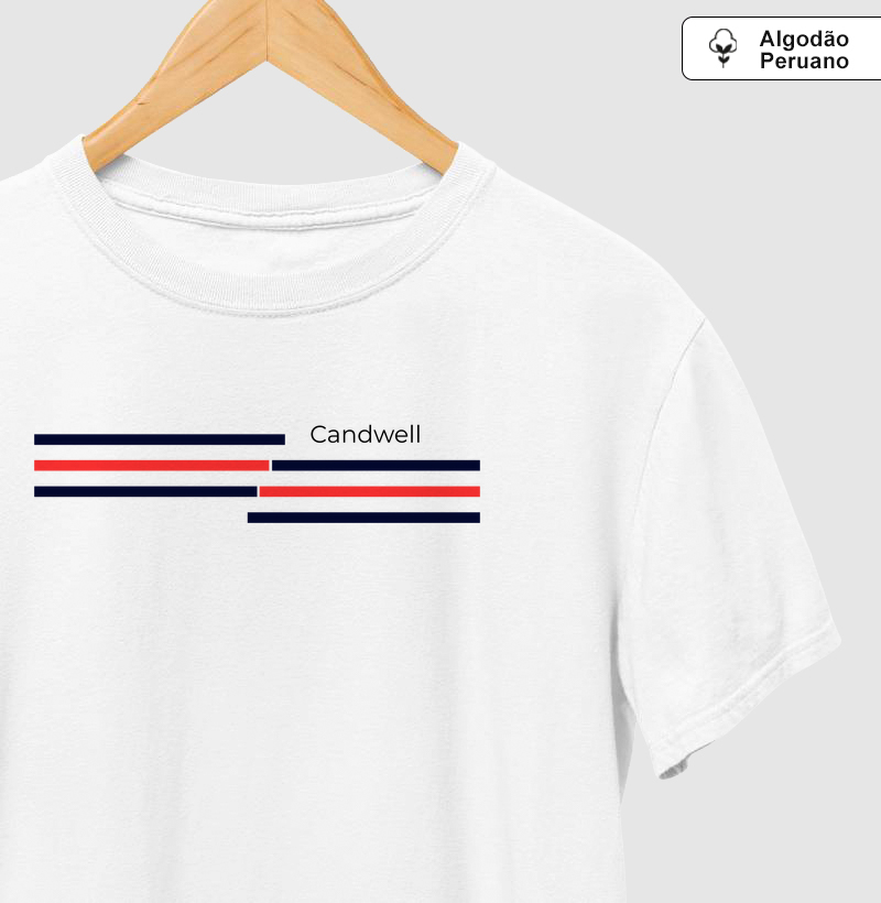 Camiseta Candwell Stripe Edition | Malha Peruana Premium