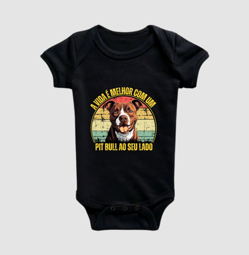 A vida é melhor com um Pit Bull ao seu lado
