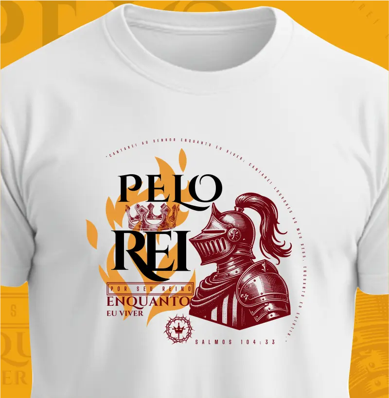 Camiseta Pelo Rei