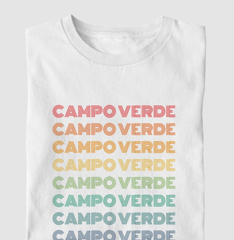 Campo Verde Letreiro Retrô