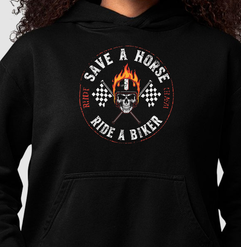 Carimbo Biker: Crânio Selado