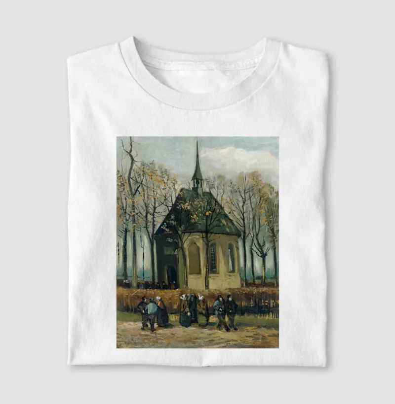 Vincent van Gogh's Congregation Leaving the Reformed Church in Nuenen