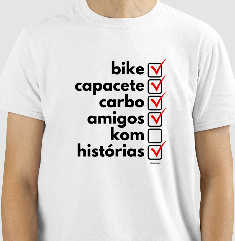Ckecklist do Ciclista - Cores Diversas