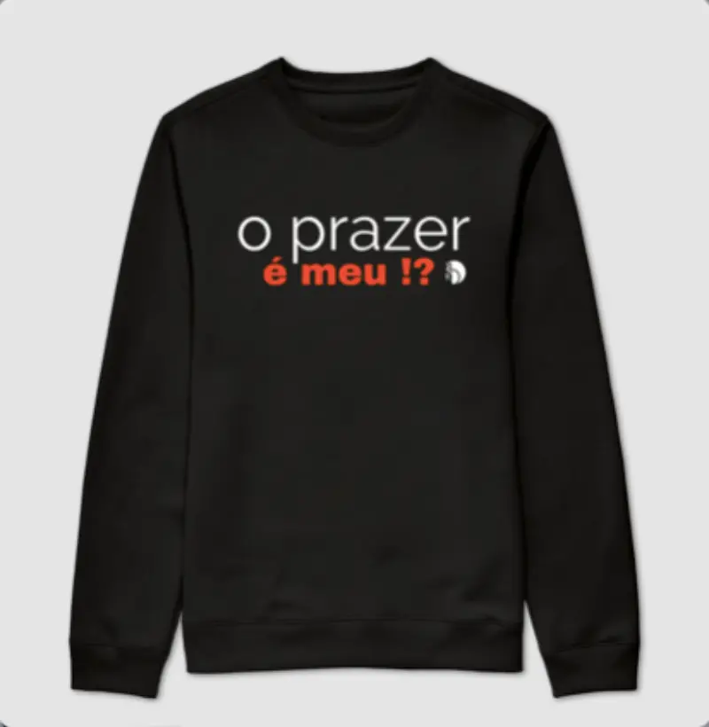 O prazer é meu!?